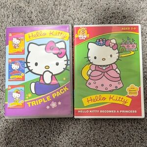 Hello Kitty Triple Pack and Princess DVD Set